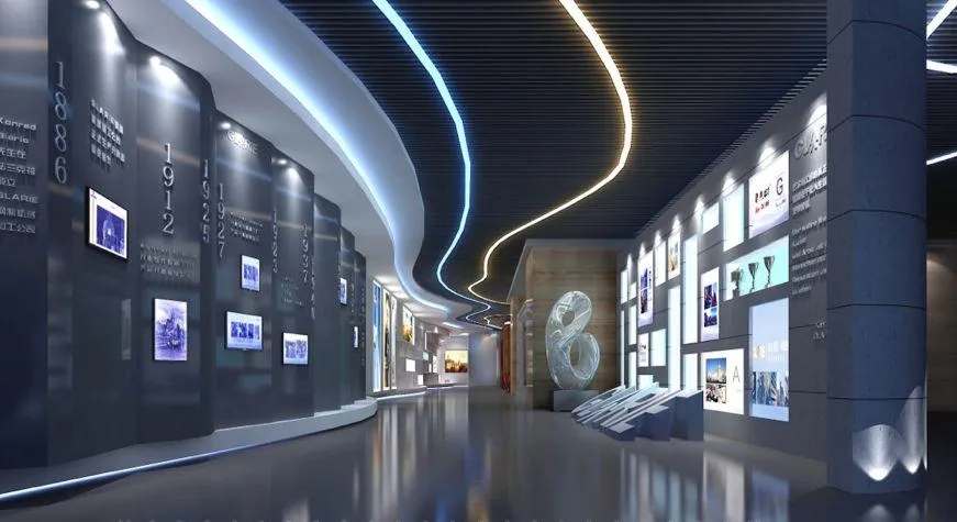 展廳設(shè)計(jì) ，展廳 ，鑫時(shí)空