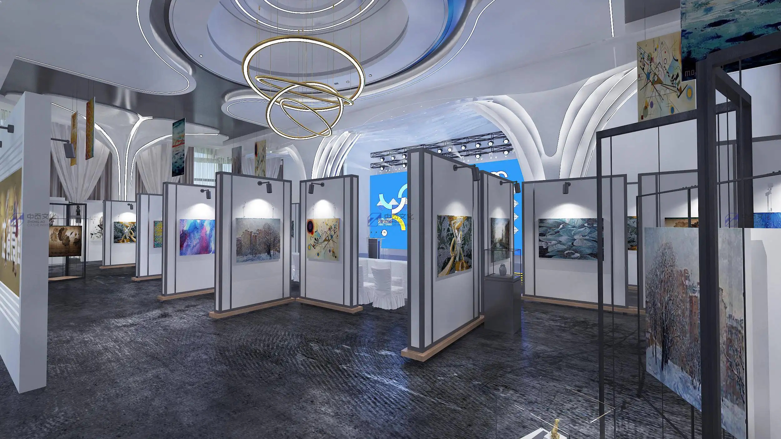 展廳搭建 ，展廳 ，鑫時空