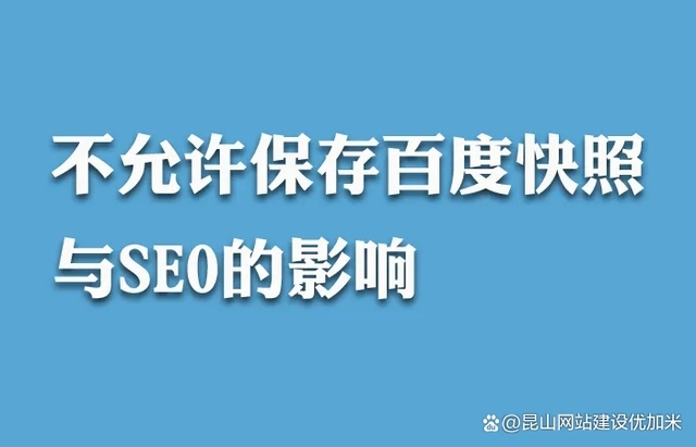 百度快照“消失”網(wǎng)站seo還能做嗎？